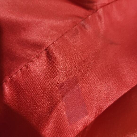 Embroidered Silk Robe Kimono Red Susi Dragon Wrap Chinese Asian Satin Size Large - Picture 11 of 16